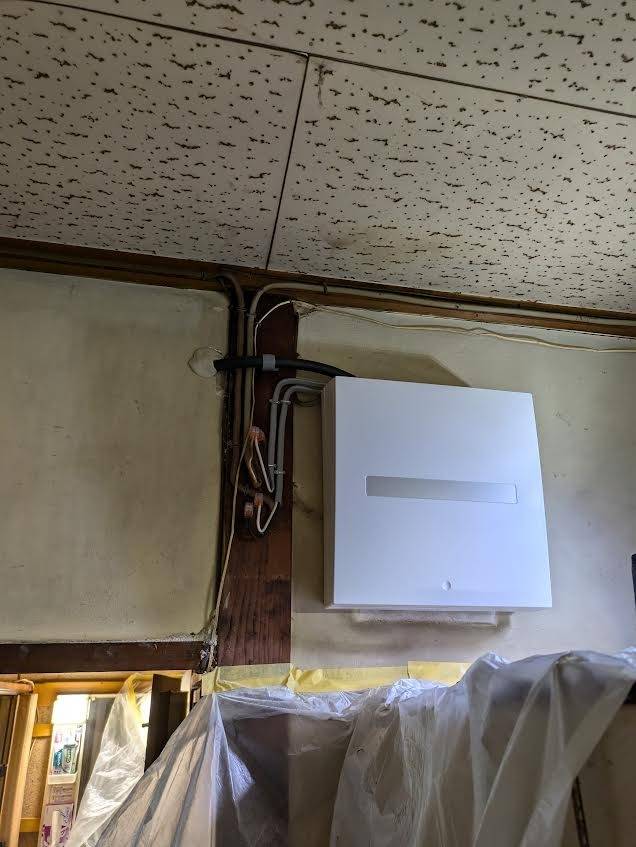 【大和高田市】エアコン取り替えと分電盤交換（電気改修工事）を行いました