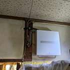 【大和高田市】エアコン取り替えと分電盤交換（電気改修工事）を行いました